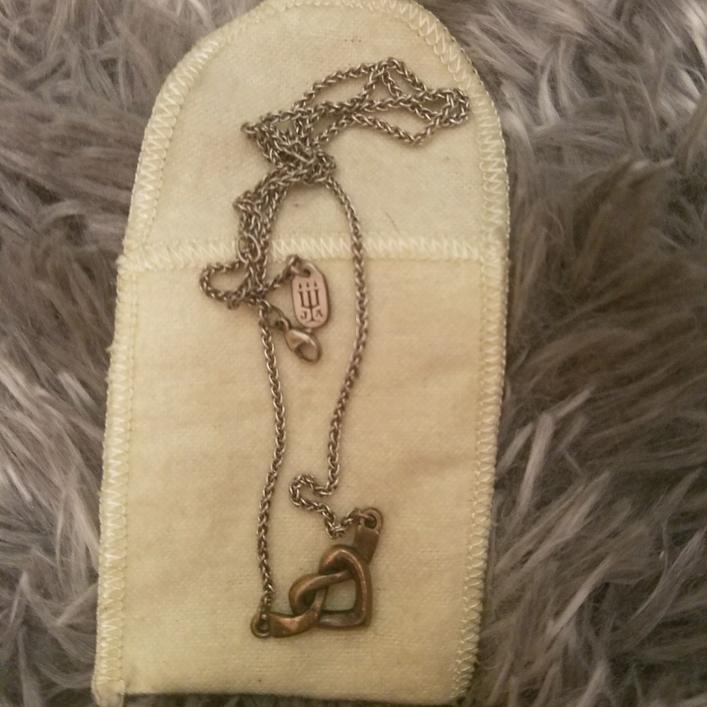 James Avery heart knot necklace